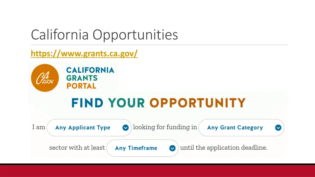 california opportunities 1