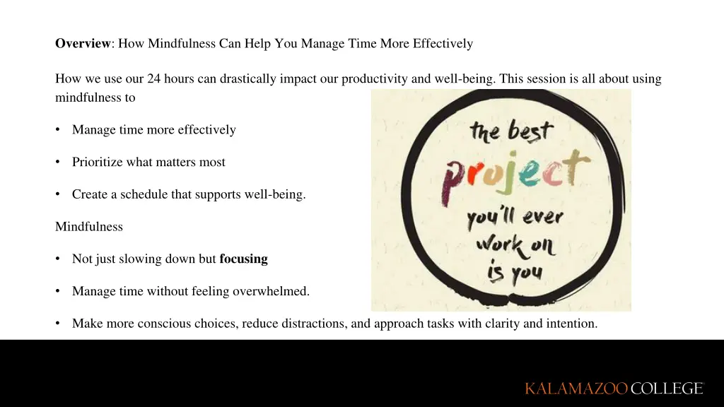 overview how mindfulness can help you manage time