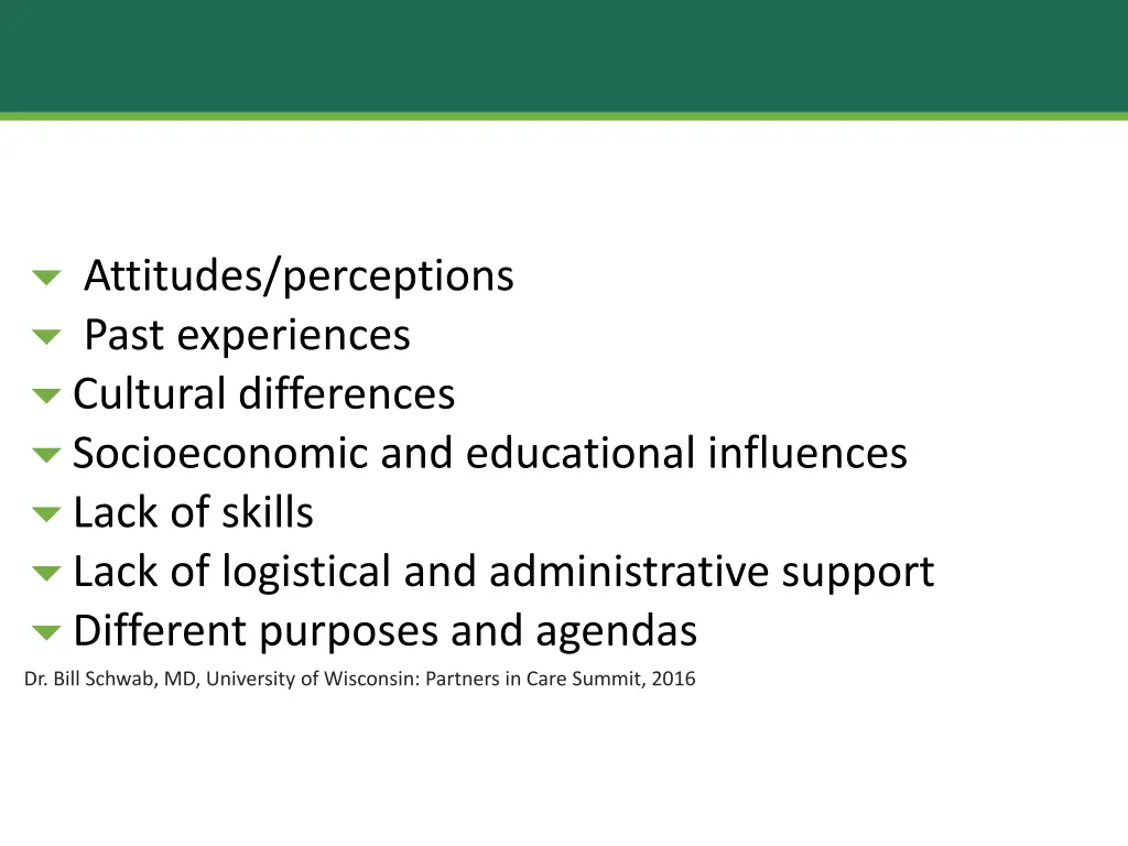 challenges barriers to collaboration partnership