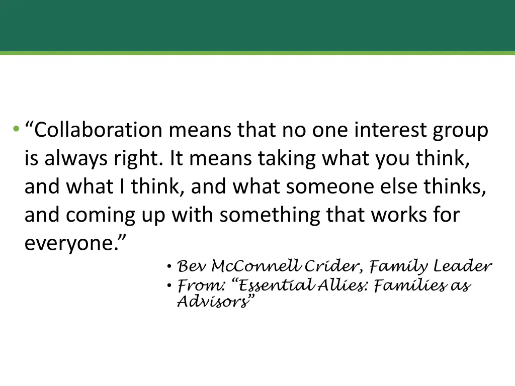 collaboration