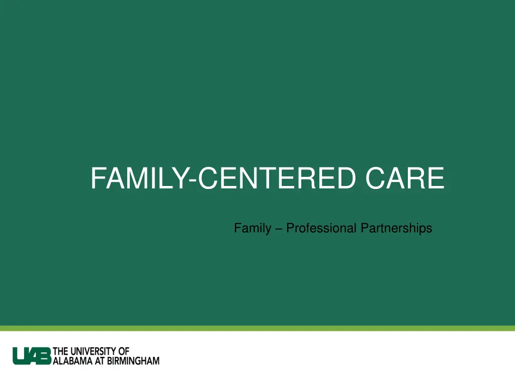 family centered care