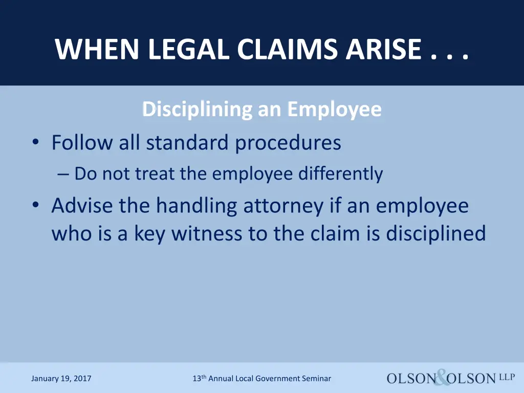 when legal claims arise 8