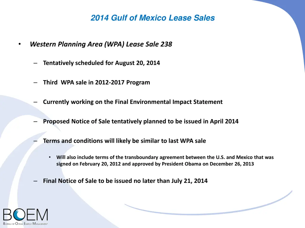 2014 gulf of mexico lease sales 2