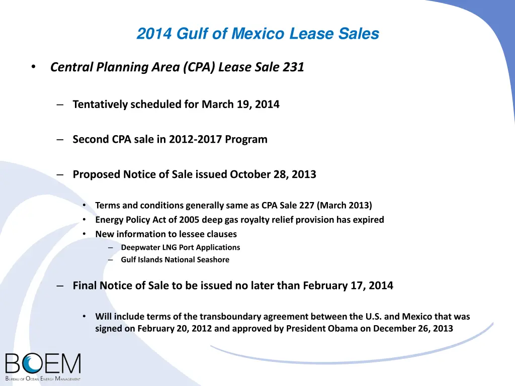 2014 gulf of mexico lease sales