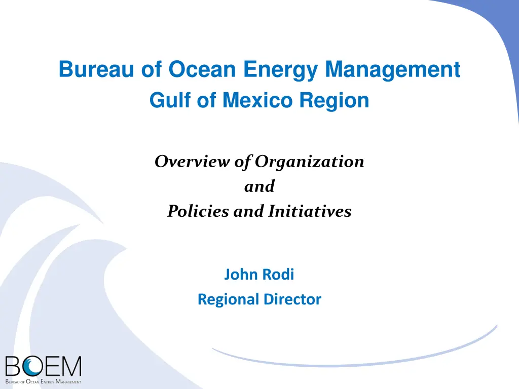 bureau of ocean energy management gulf of mexico