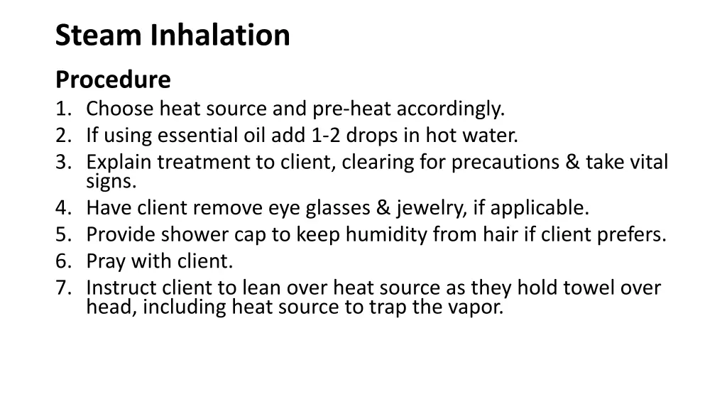 steam inhalation 12