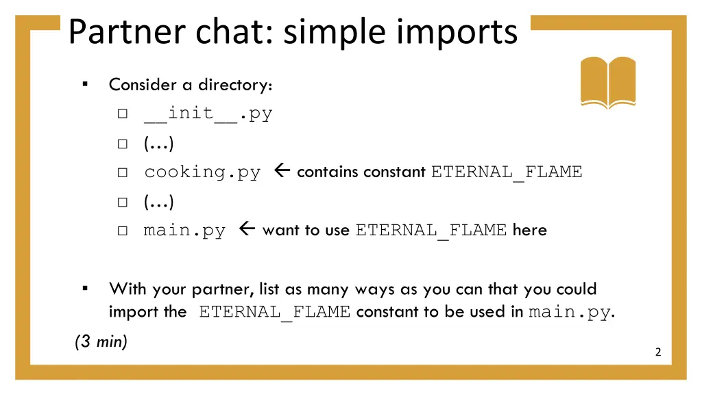 partner chat simple imports