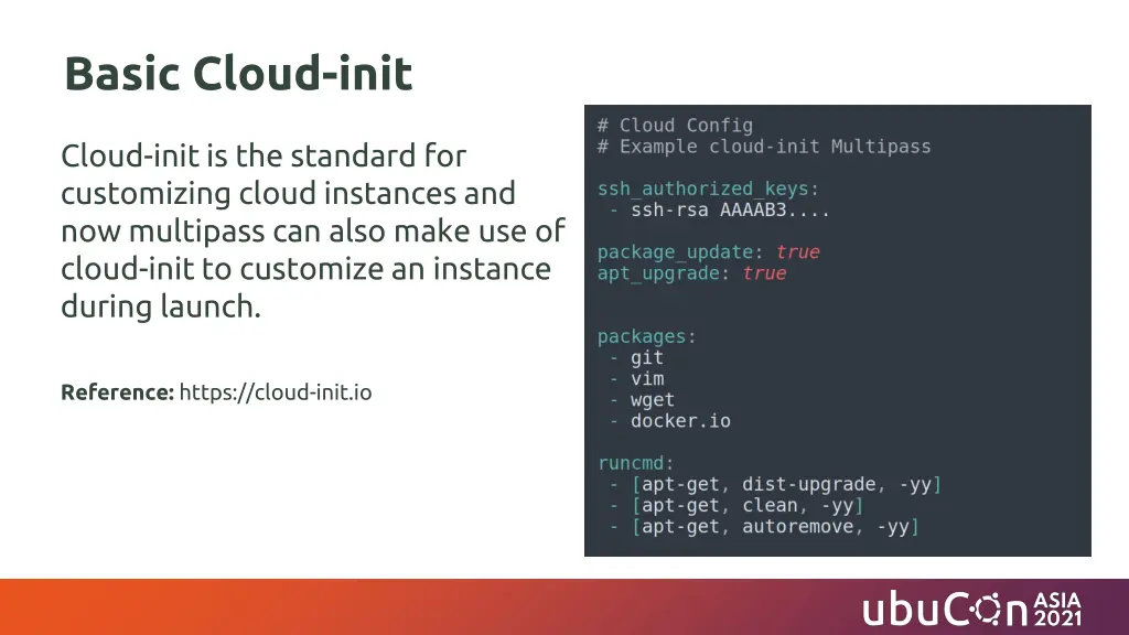 basic cloud init