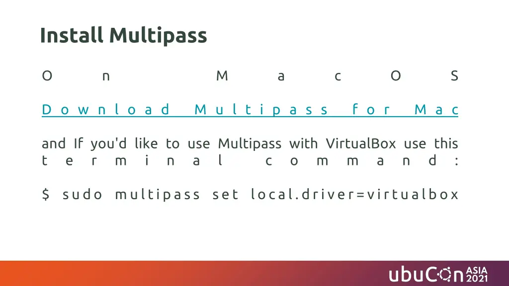 install multipass 2
