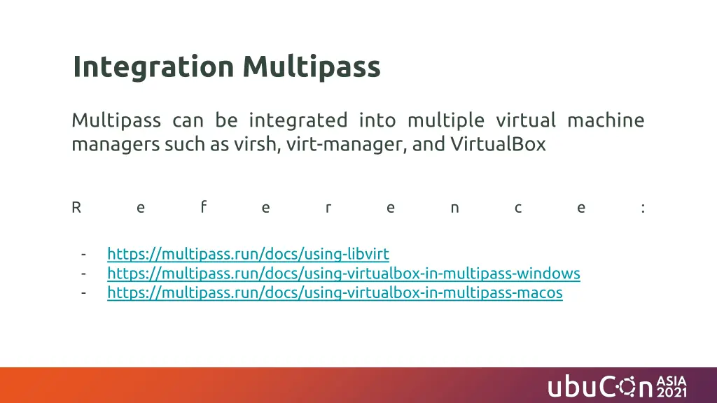 integration multipass