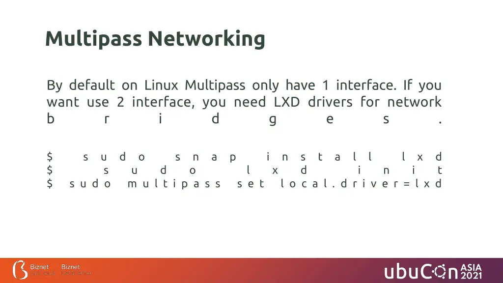 multipass networking