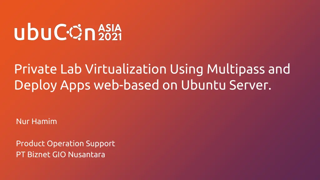 private lab virtualization using multipass
