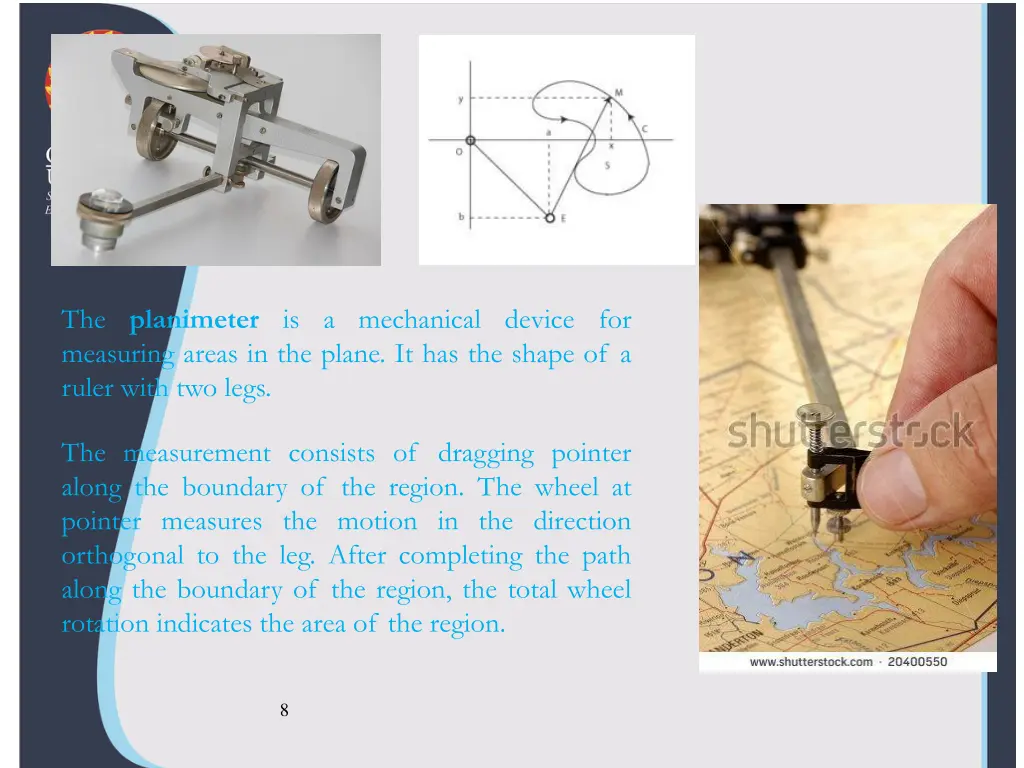 the planimeter is a mechanical device