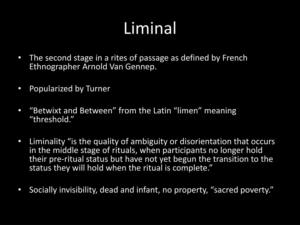 liminal
