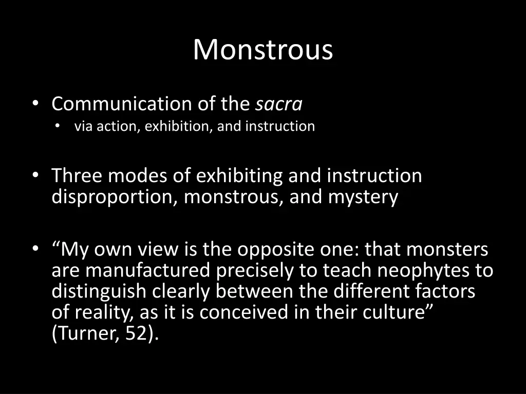 monstrous