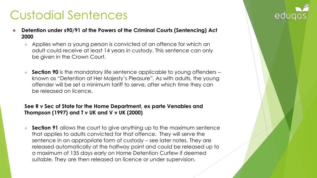 custodial sentences 3