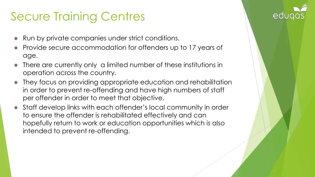 secure training centres