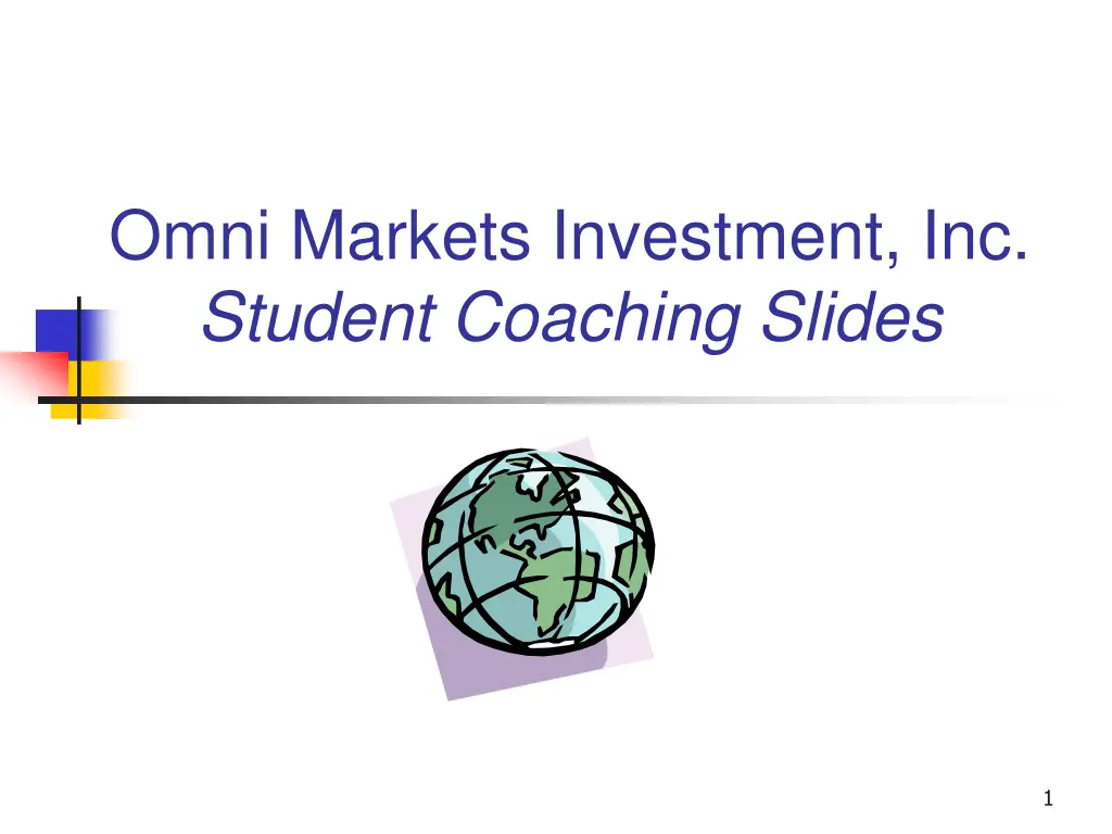 omni markets investment inc student coaching