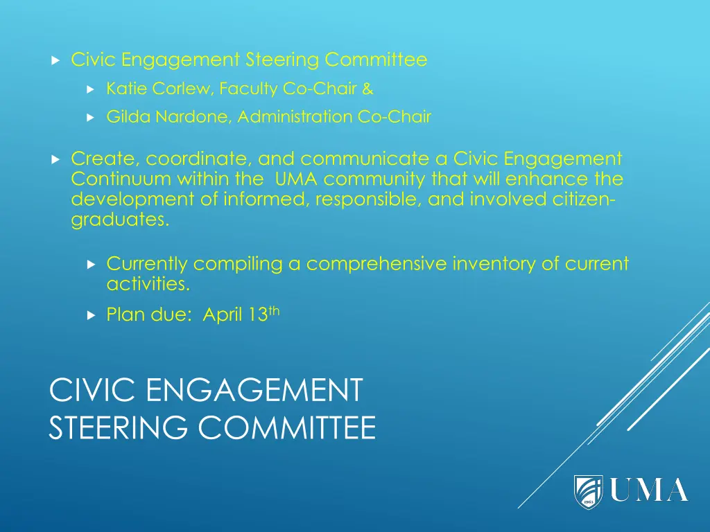 civic engagement steering committee