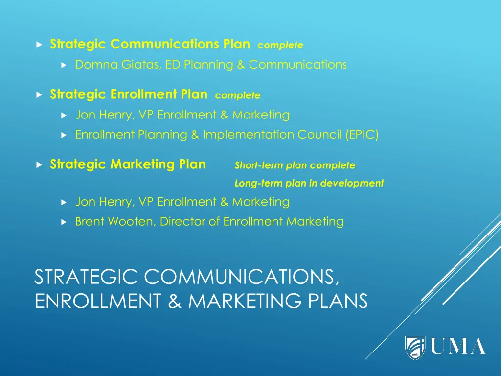 strategic communications plan complete
