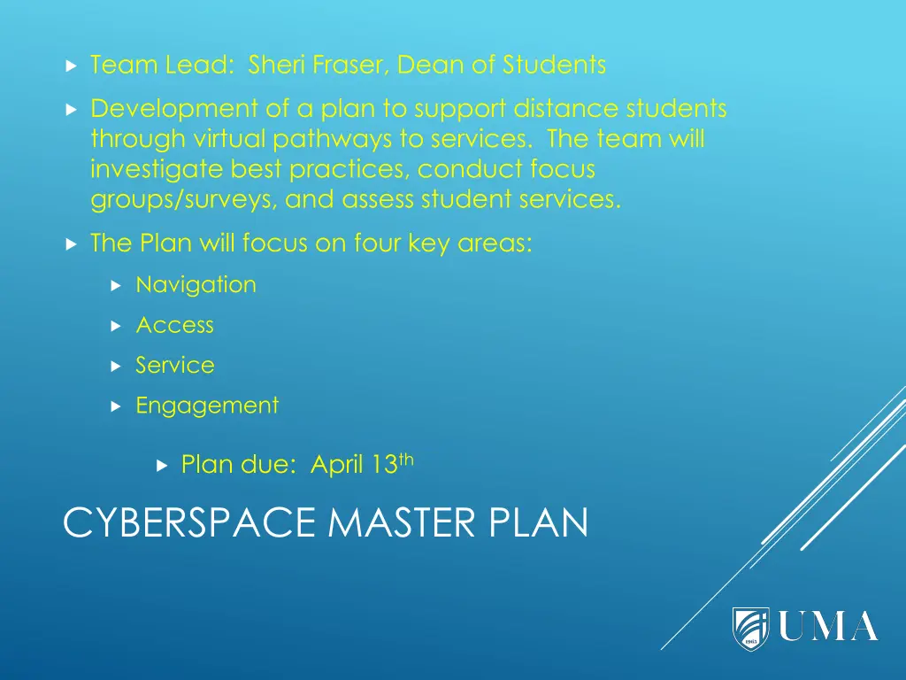 team lead sheri fraser dean of students