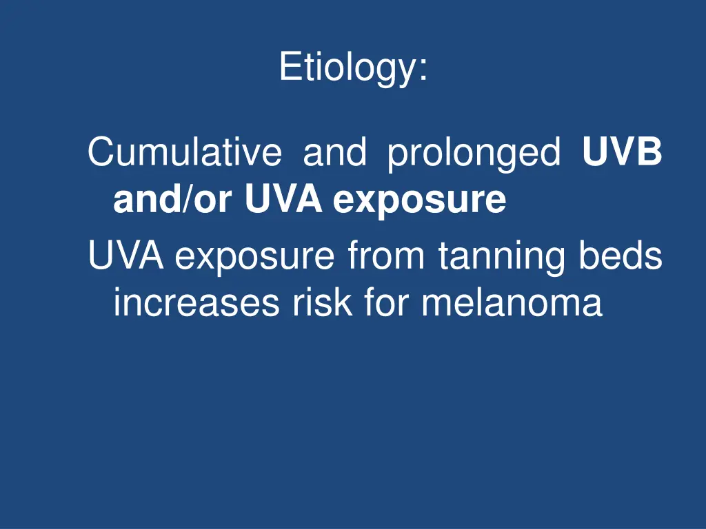 etiology