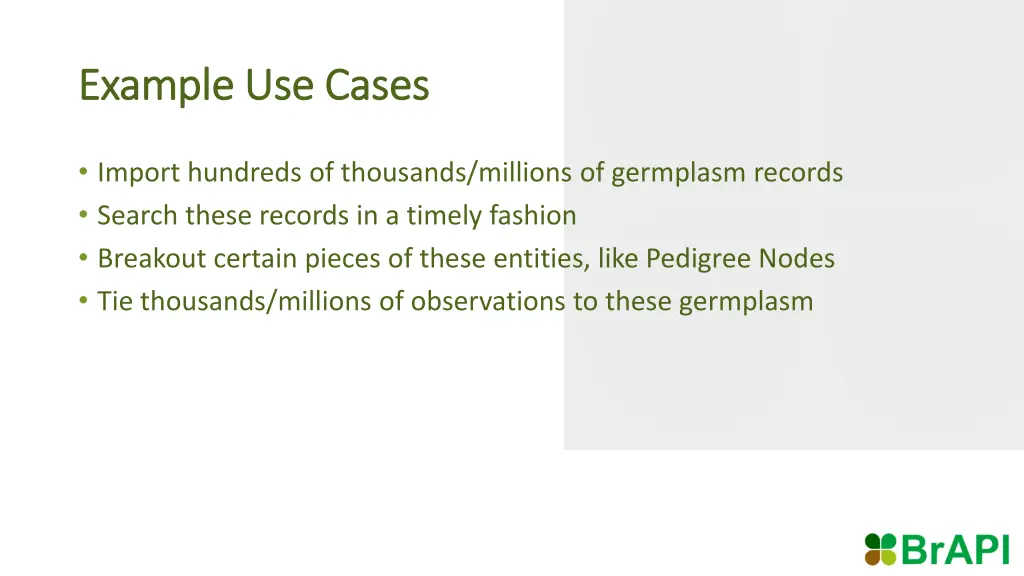 example use cases example use cases