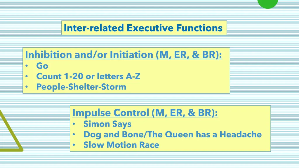 inter related executive functions