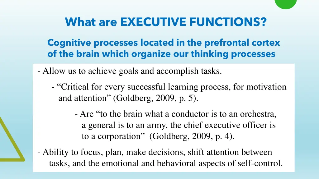 what are executive functions