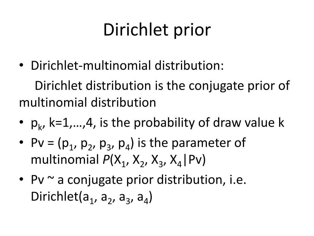 dirichlet prior
