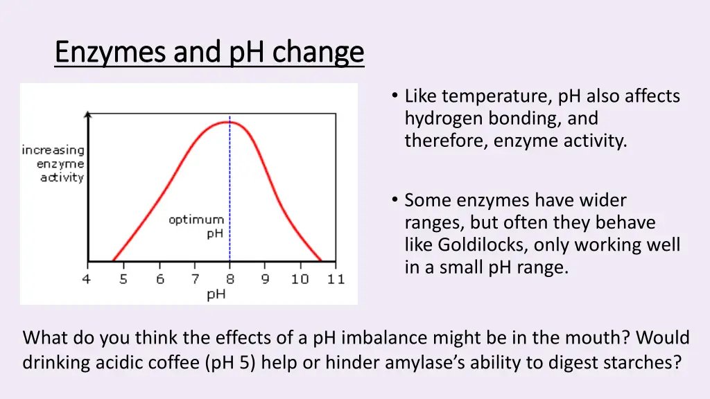enzymes and ph change enzymes and ph change 1