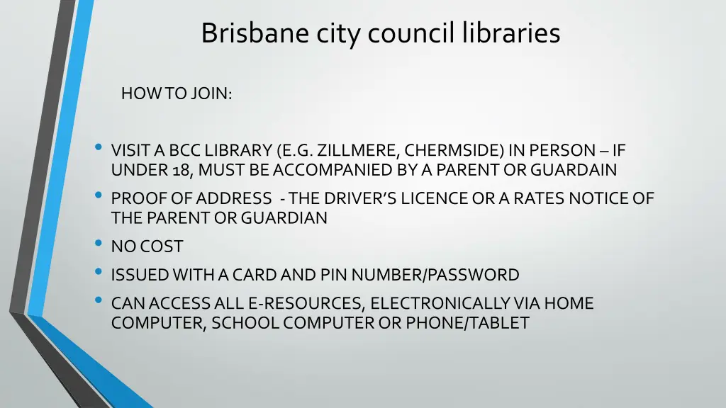 brisbane city council libraries