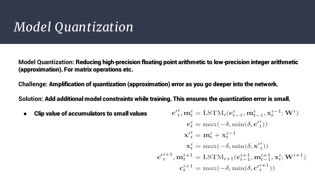 model quantization