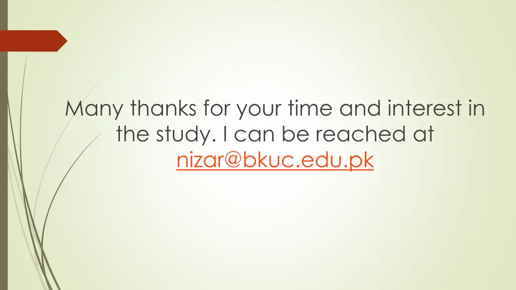 many thanks for your time and interest