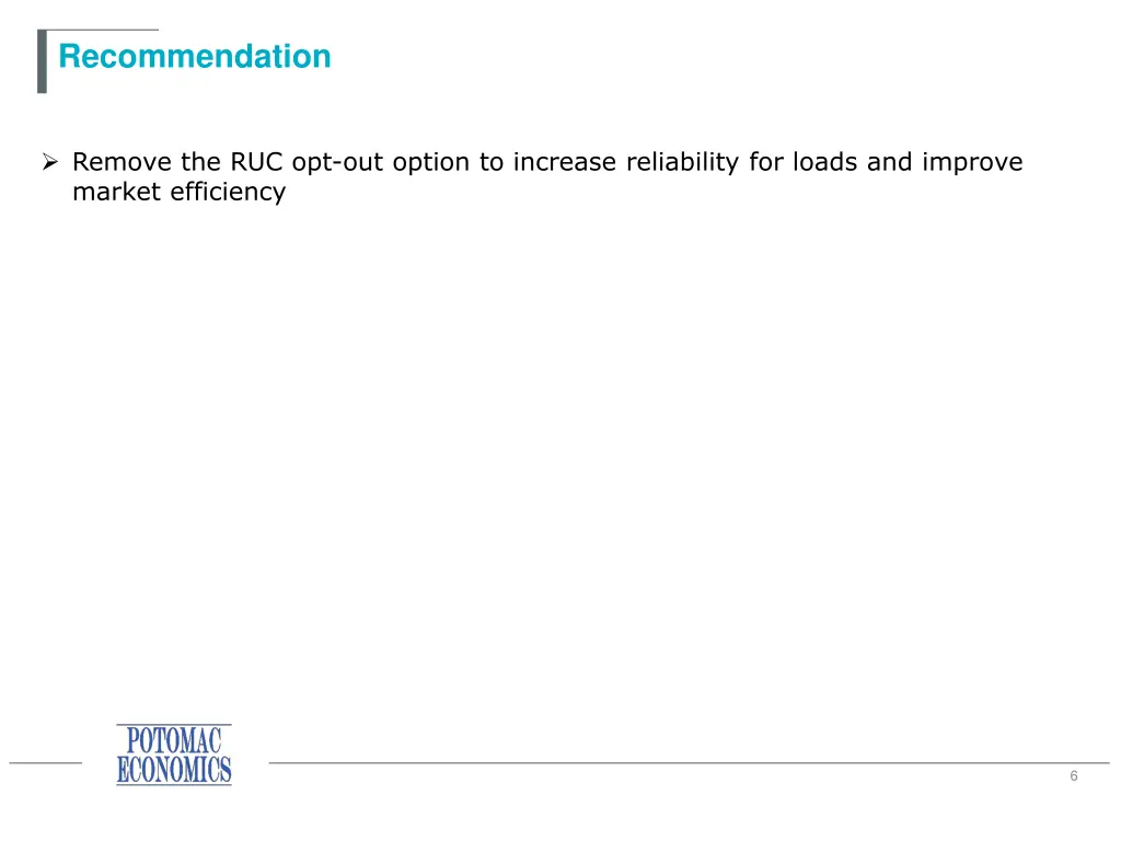 recommendation