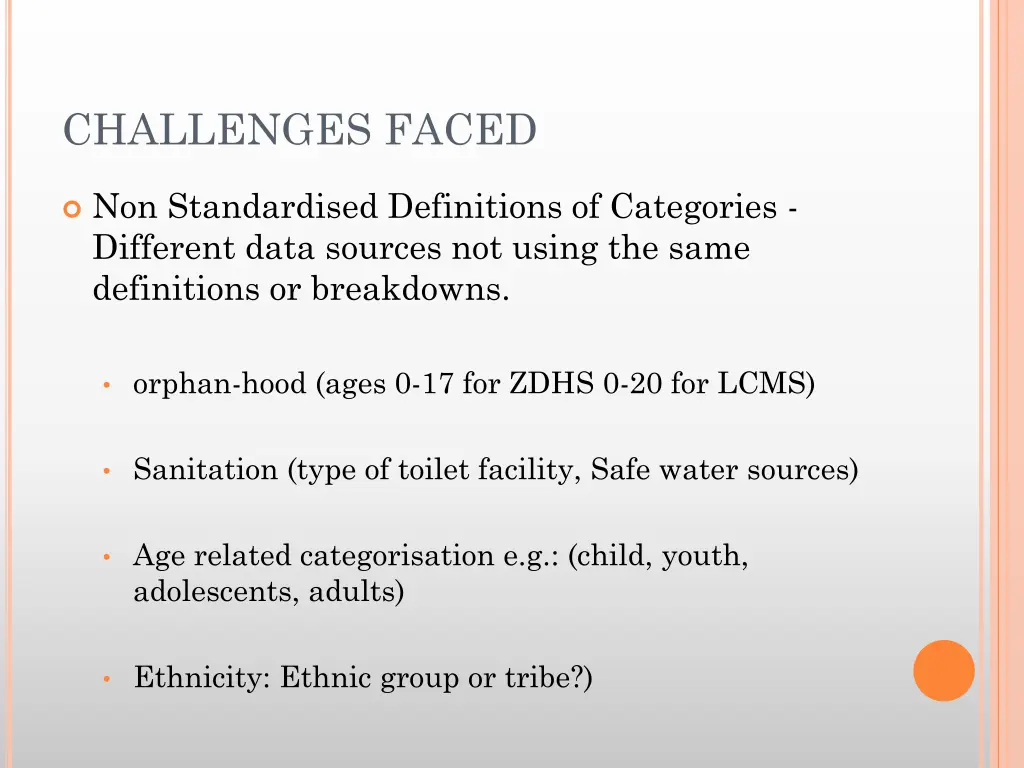 challenges faced