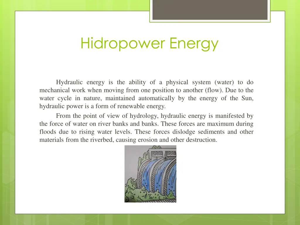 hidropower energy