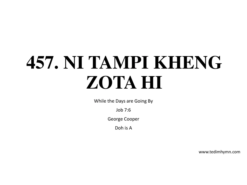 457 ni tampi kheng zota hi