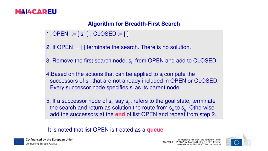 algorithm for breadth first search