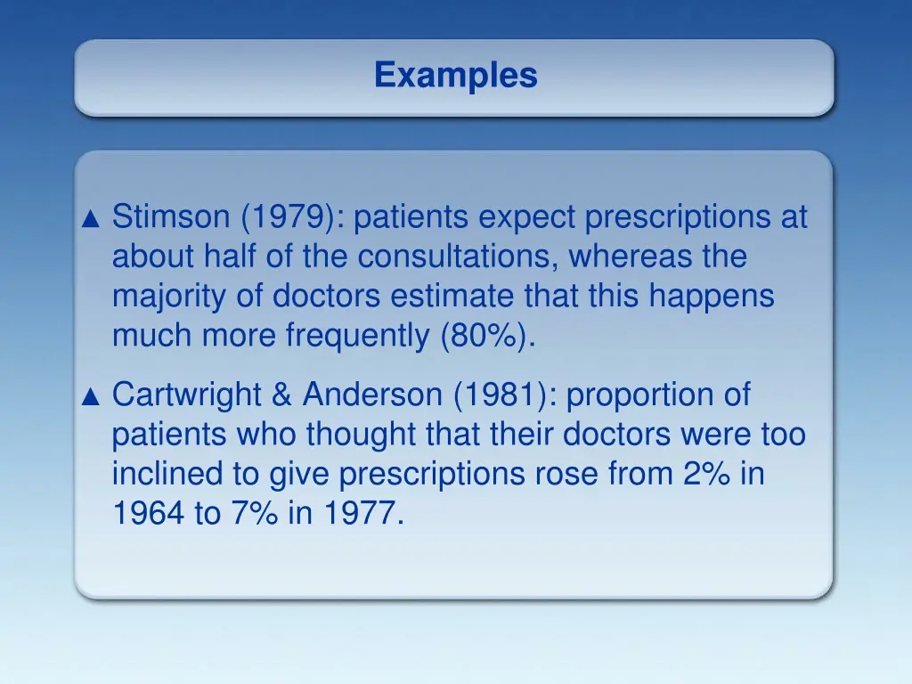 examples