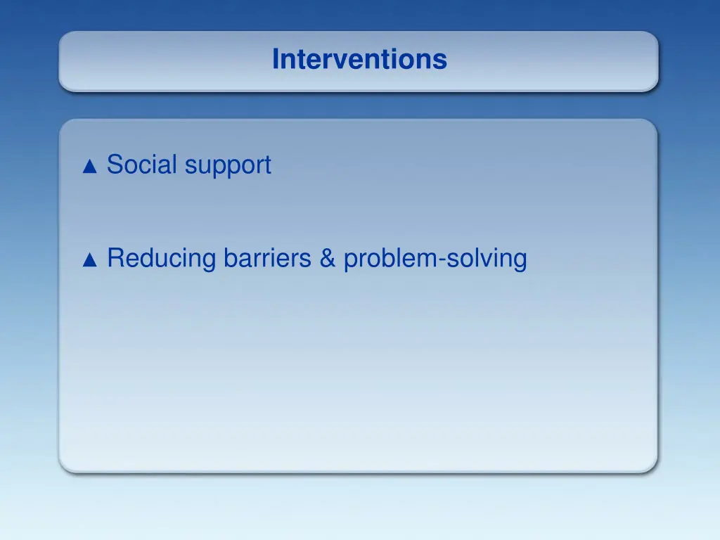 interventions 2