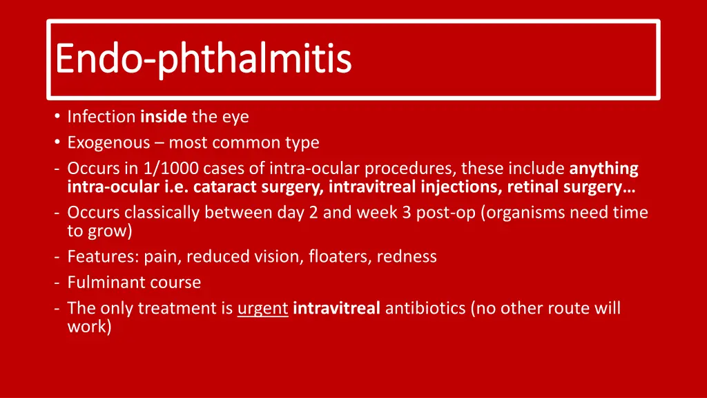 endo endo phthalmitis phthalmitis