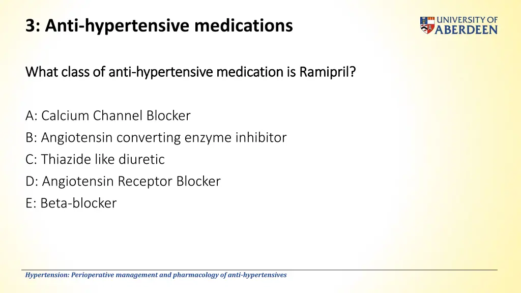 3 anti hypertensive medications