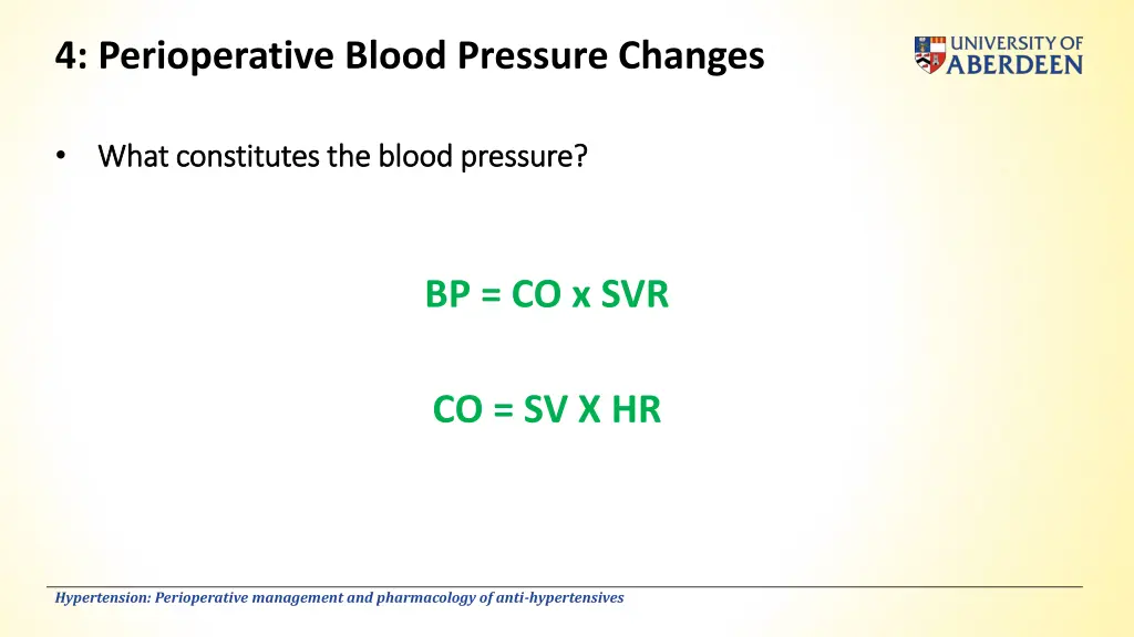 4 perioperative blood pressure changes 5