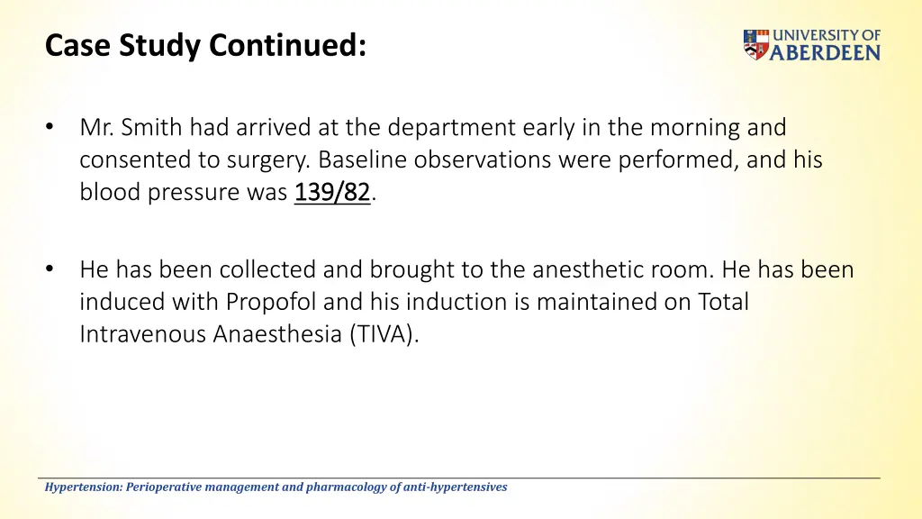 case study continued 1