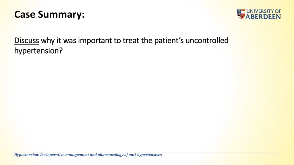 case summary