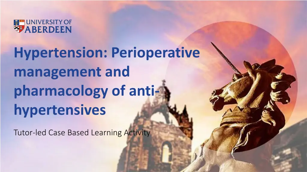 hypertension perioperative management