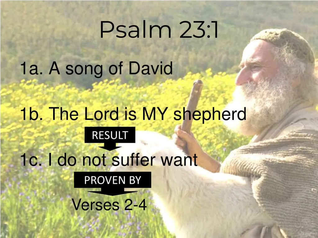 psalm 23 1 1