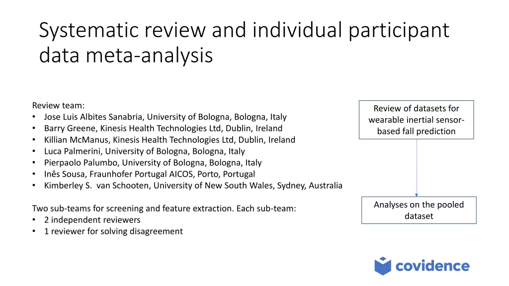 systematic review and individual participant data 1