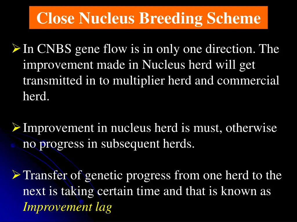 close nucleus breeding scheme 2